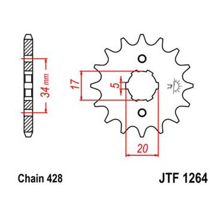 Звезда ведущая JTF 1264