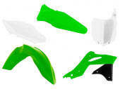 Комплект пластика R-TECH Kawasaki KX250F 13-16 (R-KITKXF-OEM-596) зеленый / черный / белый
