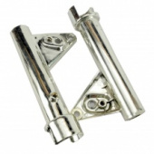 Крепление фары хром уши К-Т ALPHA пластик