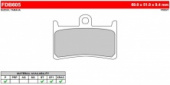 Колодки тормозные FA252 FERODO FDB605P