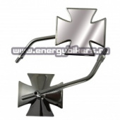 Зеркало EMGO универсальное Мальтийский Крест 10мм левое/правое