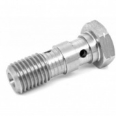 Болт М10 х 30 х 1.25 тормозного шланга двойной нержайвейка