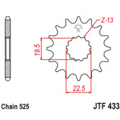 Звезда ведущая JTF  433 JT