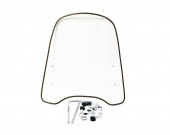 Стекло ветровое для скутера универсальное 42 х 44 см 2.5 мм