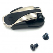 Пряжка GAERNE SG-10/SG-12 ( фиксатор ремешка) черная вставка 