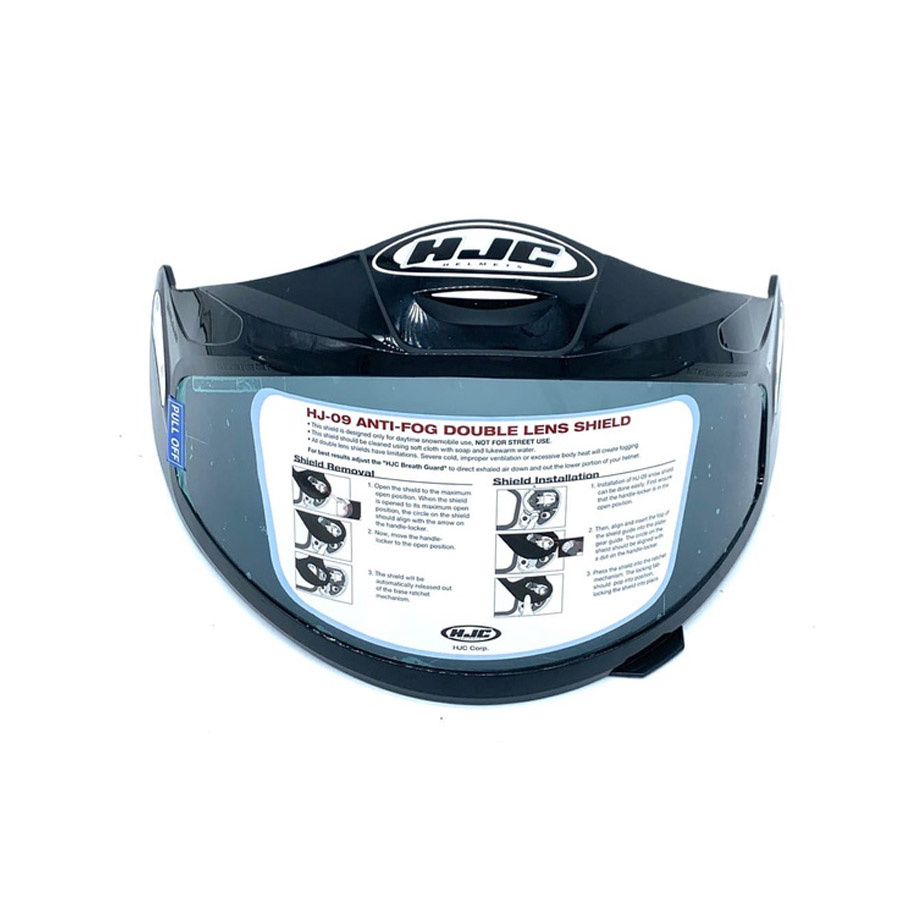 Визор HJC HJ-09 (TR-1) для снегохода тонированный / двойной