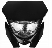 Фара с обтекателем для питбайка черная BSE PH10
