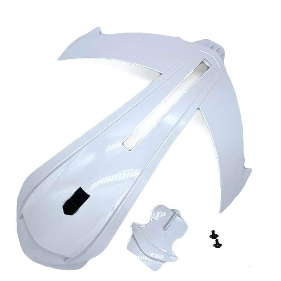 Верхняя вентиляция+декоративная накладка HJC IS-17 / цвет белый 