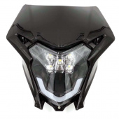 Фара в сборе Honda CRF / CR-Z 300 / BSE /  LED Extreme / черная / УЦЕНКА