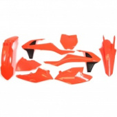 Комплект пластика R-TECH KTM SX/SX-F 16-18,XC/XC-F 17-18 неоновый оранжевый 