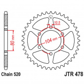 Звезда ведомая JTR  478.46 JT