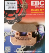 Колодки тормозные FA203HH DOUBLE H Sintered EBC