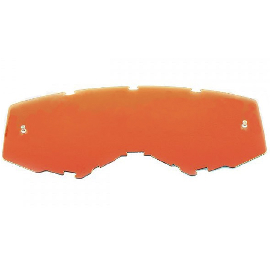 Стекло очков  FLY RACING зеркальное/красное с штифтами