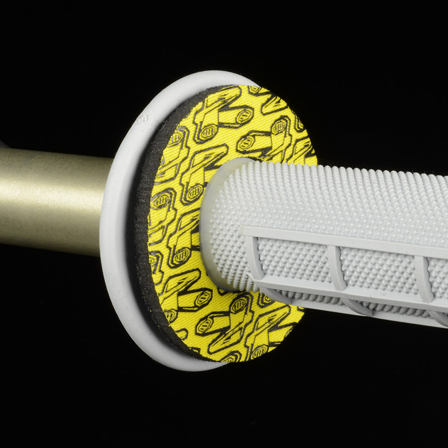 Ограничители (донаты) ручек руля RENTHAL желтые