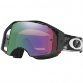 Очки для мотокросса OAKLEY Airbrake Solid черные/зеленая Prizm MX (OO7046-47)