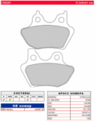 Колодки тормозные FA400 FERODO FDB2097P