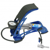 Насос ножной KRAFT с манометром (1 цилиндр) в чехле, Германия