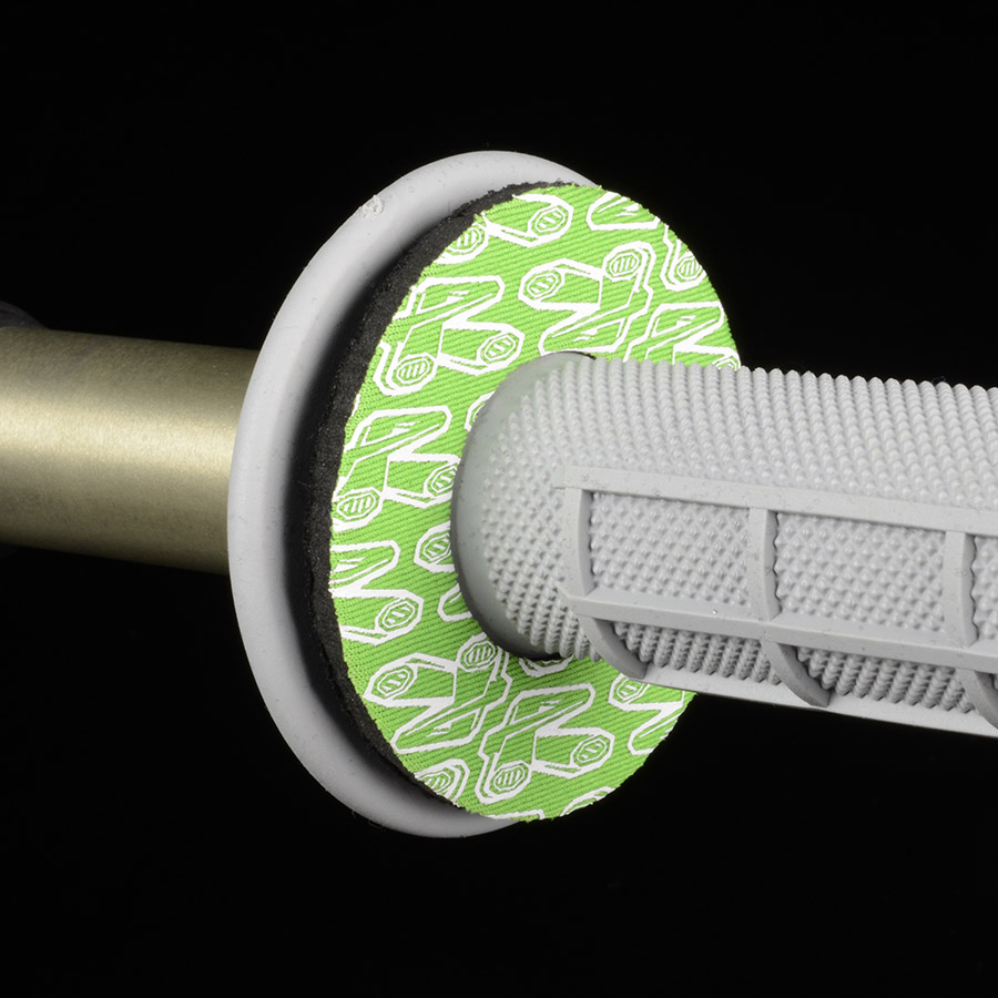 Ограничители (донаты) ручек руля RENTHAL зеленые