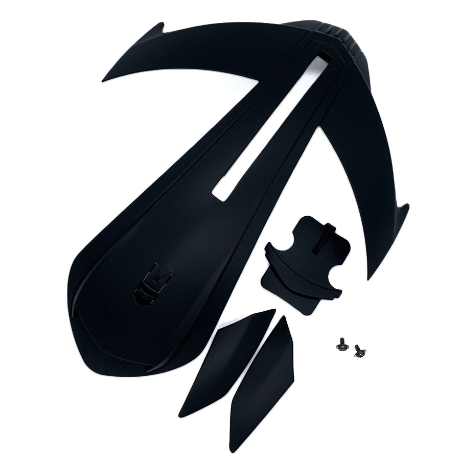 Верхняя вентиляция+декоративная накладка HJC IS-33 /цвет черный