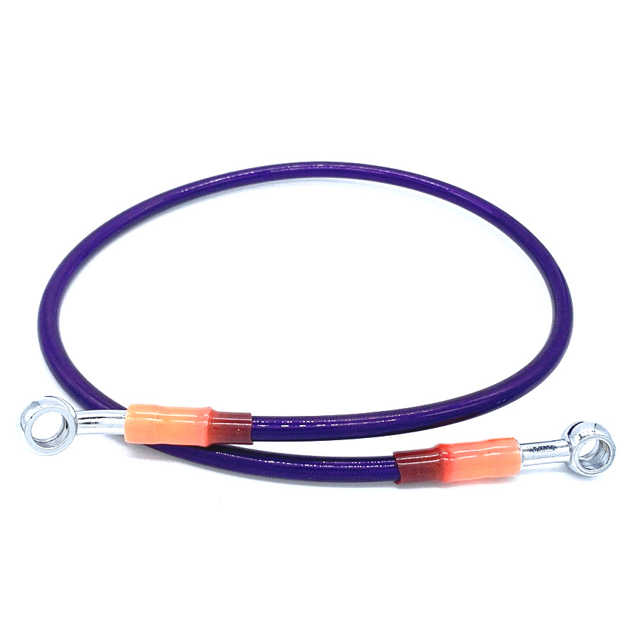 Шланг тормозной армированный  700мм   синий