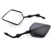 Зеркала мото SMP - 044 правая резьба M-8 черные ромб