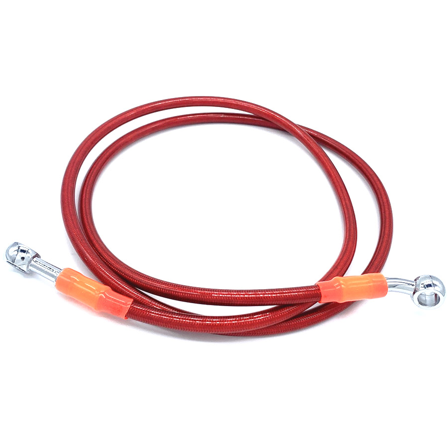 Шланг тормозной армированный 1300мм  красный