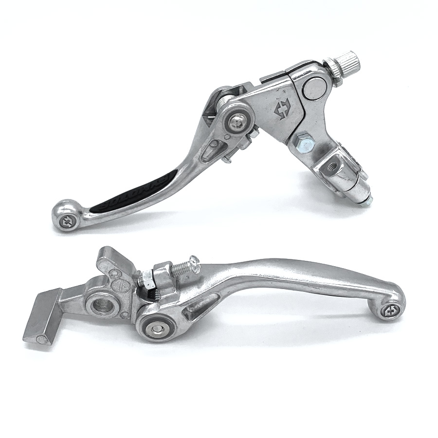 Рычаги сцепления + тормоза складные в сборе / питбайк / Seven / Medalist / TT / Basic / RM