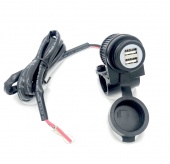 Розетка USB порт 12 V 2 PIN водонипроницаемая 2A EMGO