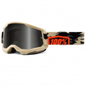 Очки для мотокросса 100% Strata 2 Sand Goggle Kombat / Smoke Lens