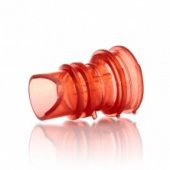 Приемный патрубок воздушного фильтра Honda DIO 27.35  d-35  силикон,красный.