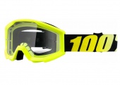 Очки для мотокросса 100% Strata 2 Goggle Yellow / Clear Lens