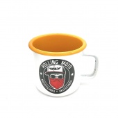 Кружка Rolling Moto металлическая