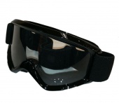 Очки для мотокросса SM-G39 черные глянцевые