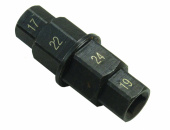 Головка шестигранная для гайки оси пер.колеса 17 / 19 / 22 / 24 мм SM