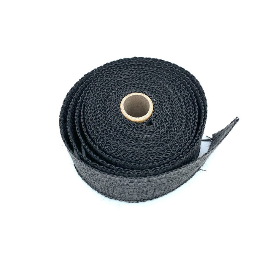 Термолента "ACX" вермикулитовая 1мм х 50мм / черная / 1 м