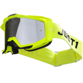 Очки для мотокросса JUST1 IRIS PULSAR желтый, прозрачная линза