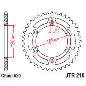 Звезда ведомая JTR  210 JT