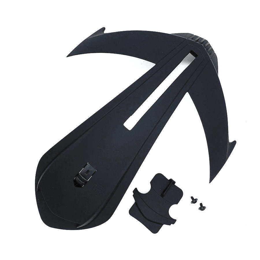 Верхняя вентиляция+декоративная накладка HJC IS-17 / цвет черный 