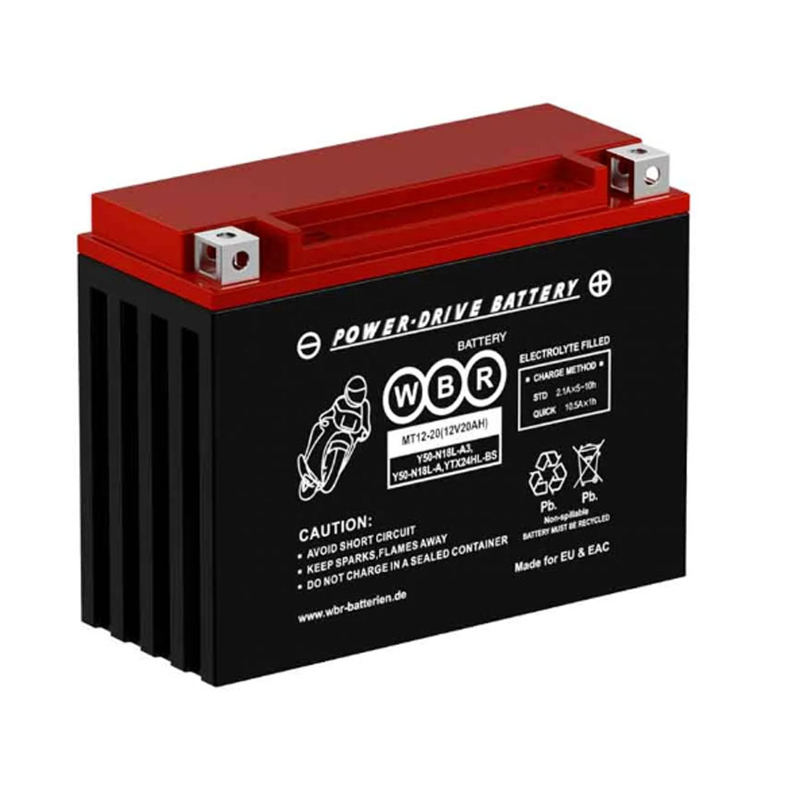 АКБ 12V 20 ah 205 х 87 х 162 WBR