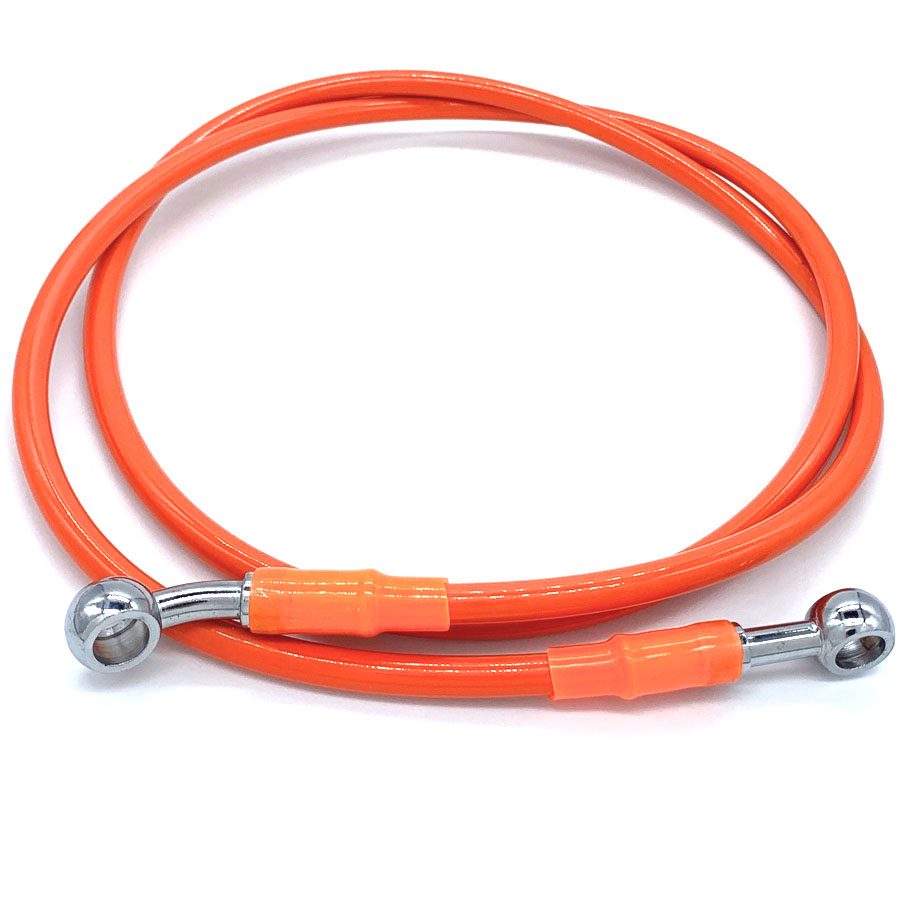 Шланг тормозной армированный 1300мм  оранжевый