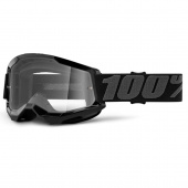 Очки для мотокросса 100% Strata 2 Goggle Black / Clear Lens