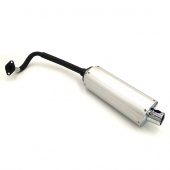 Глушитель 4т 139QMB 50сс с коленом + комплект,  колес база 12-13  