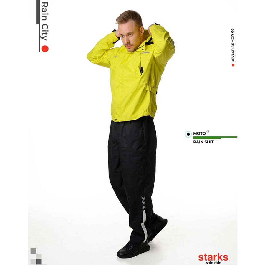 Дождевик STARKS Rain City раздельный / куртка + брюки / мембранный