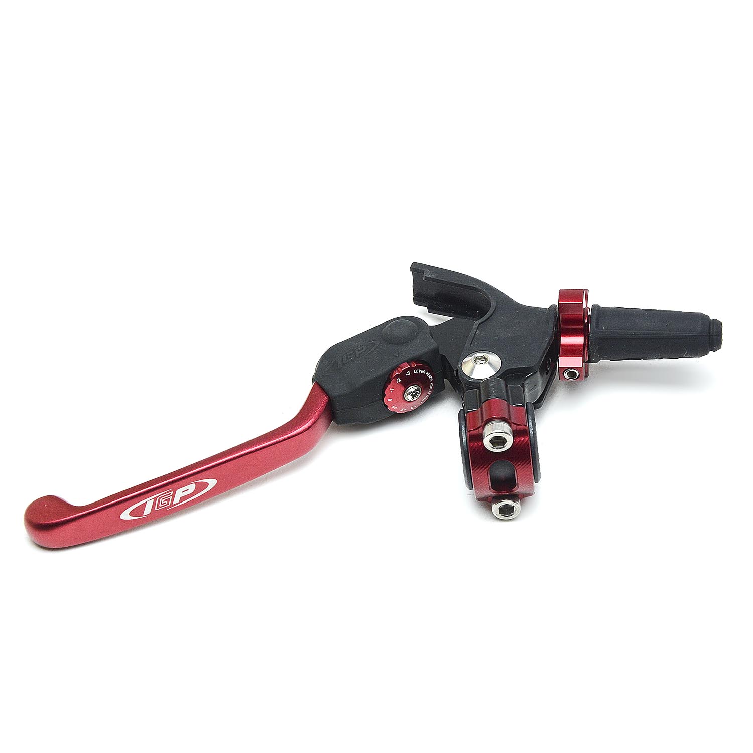 Рычаг сцепления в сборе ZUUM красный / складной складной 360* / IGP