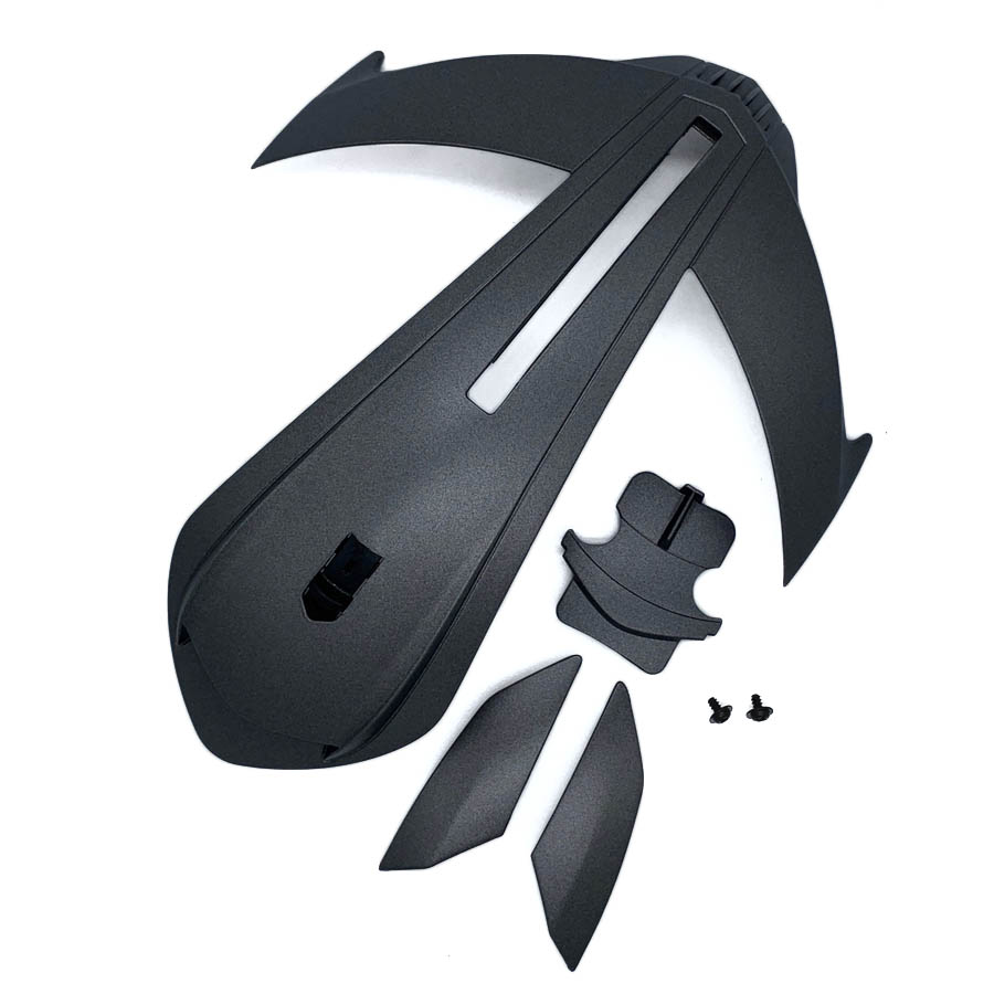 Верхняя вентиляция+декоративная накладка HJC IS-33 /цвет серый