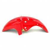 Крыло переднее Yamaha YBR 125 красное / черное в сборе