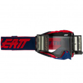 Очки для мотокросса LEATT Velocity 6.5 Roll-Off Red/Blue Clear 83%