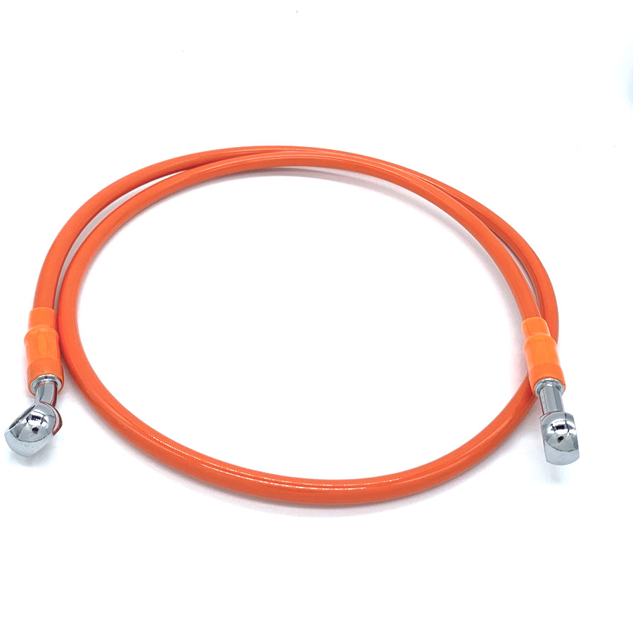 Шланг тормозной армированный 1100мм  оранжевый