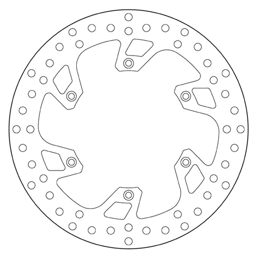 Тормозной диск передний KTM 125-530 все 90-18 Husqvarna все 14-18 / BREMBO / 68B407B8