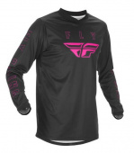 Джерси FLY RACING F-16 черная/розовая (2021)